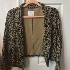 Leopard Print Blazer/Jacket